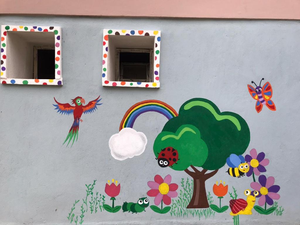 EÜGSF Ziyareti - Ege Üniversitesi Güzel Sanatlar Fakültesi Gençleri okulumuza renk kattılar.